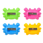 Точилка Basir, одинарная, серия "Крабик", в форме краба, 4 цвета корпуса