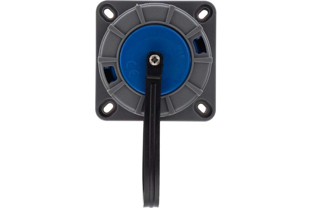 Настенная влагозащищенная розетка REXANT с крышкой 16 А, 2Р+РЕ, IP68 111-124