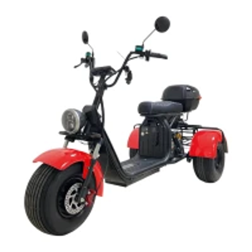 Электроскутер Citycoco GT X7 PRO Черный (2000W) Off Road