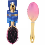 Расческа массажная «Dreams Belle», овал, цвет розовое золото, 25*7см (блистер Ultramarine)