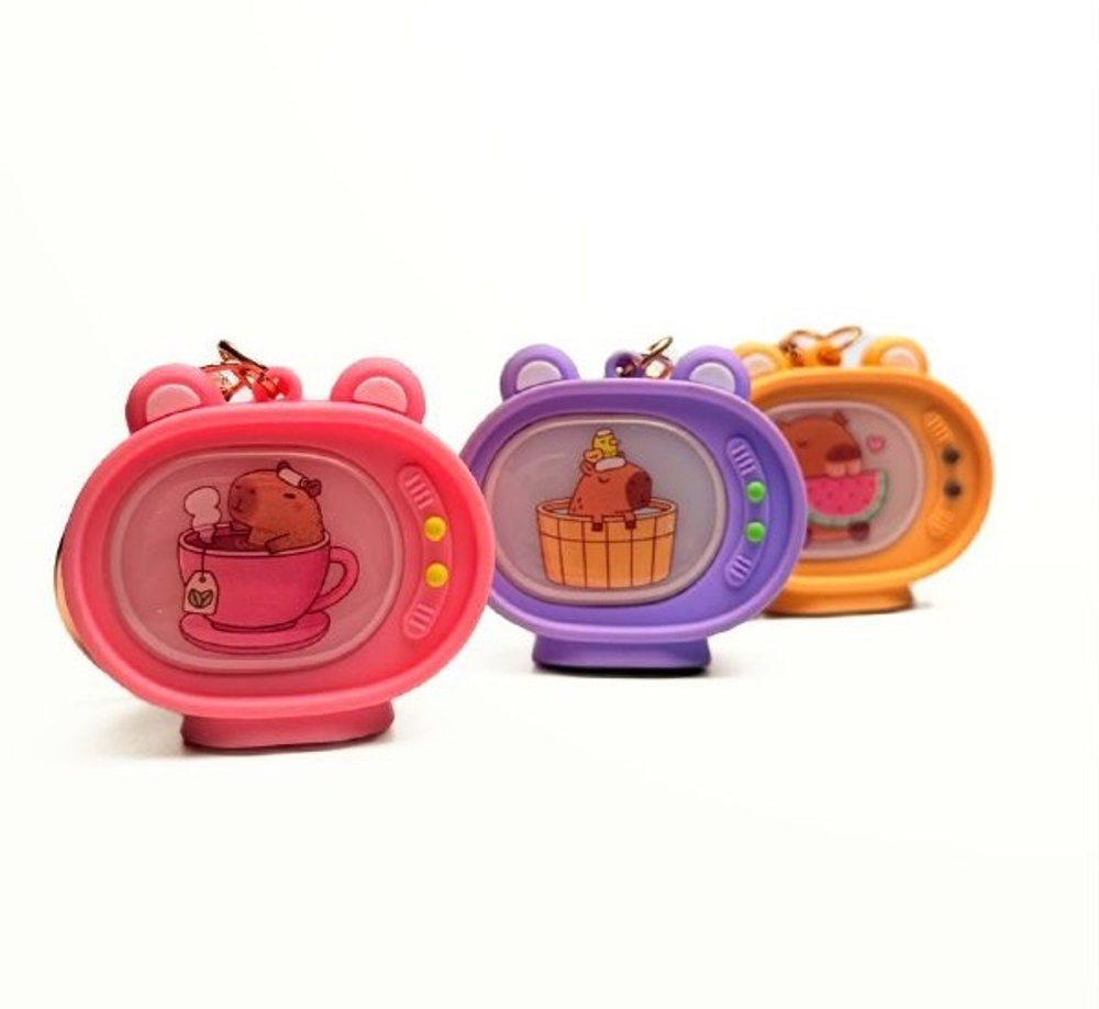 Брелок "Капибара" 4см оптом