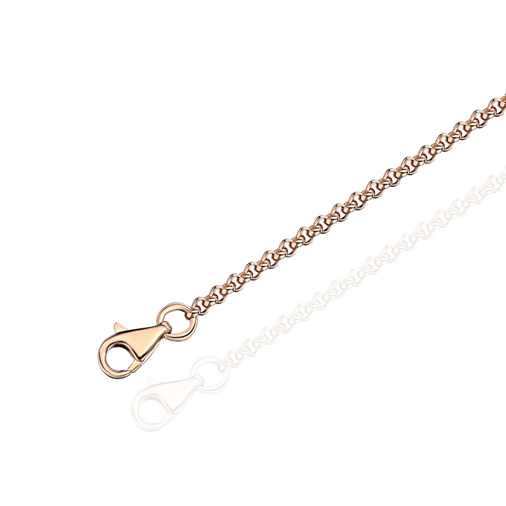 Цепь из красного золота 585 пробы JA-CH-0108285