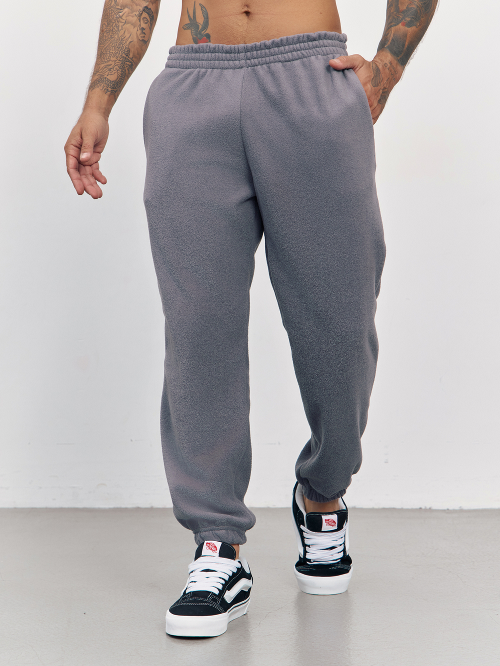 Брюки флисовые(серый)