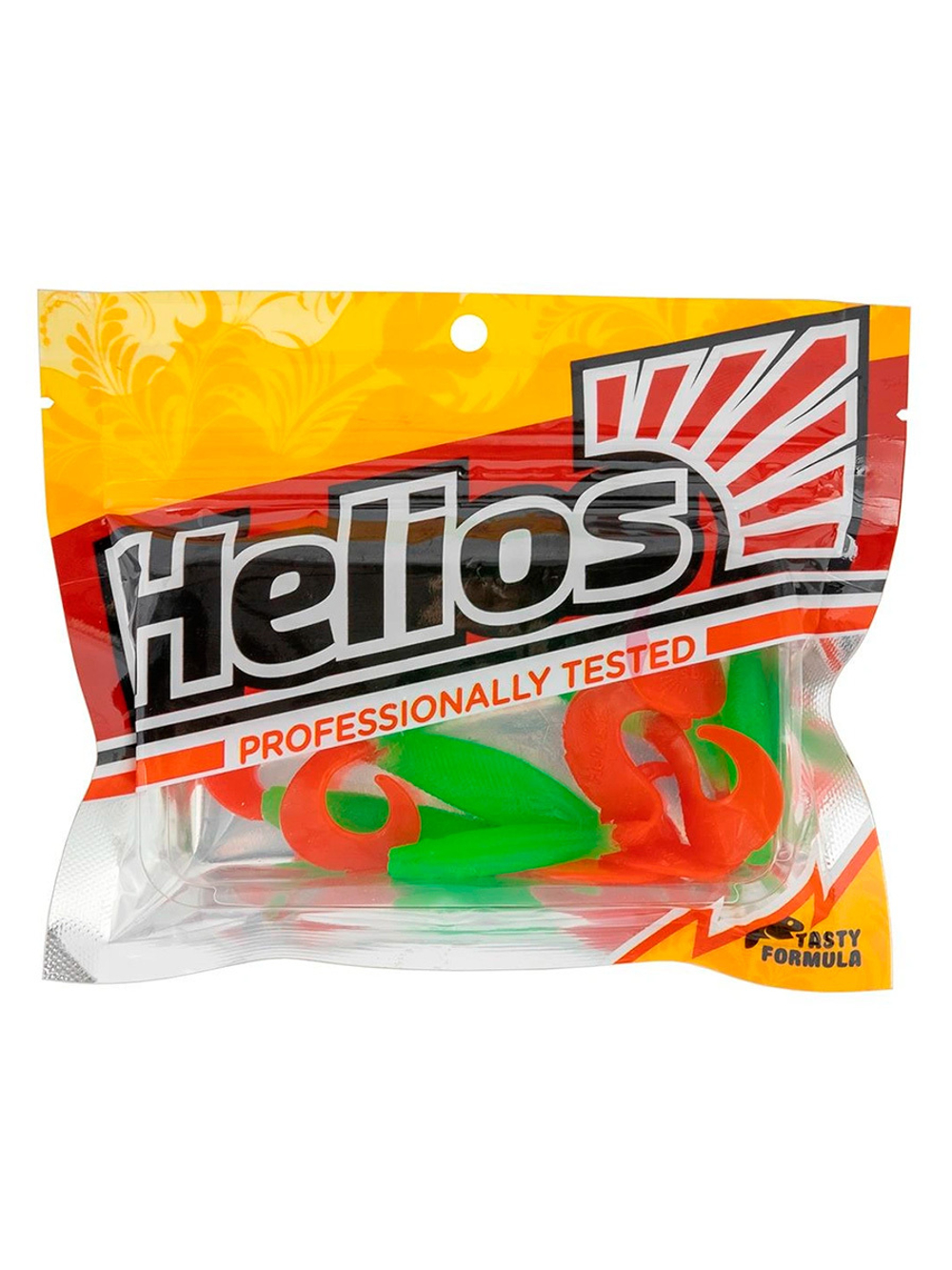 Твистер несъедобный Helios Hybrid 2,75"/7,0 см Fio LT 30шт. (HS-13-039-N-30)