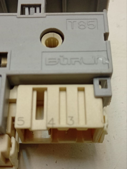 WMSD7105B кт17 Блокировка люка для стиральной машины Indesit Ariston C00254755 б/у