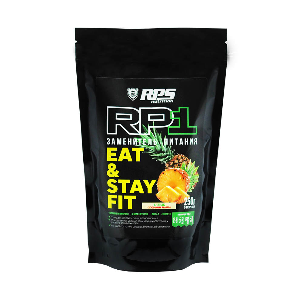 EAT AND STAY FIT ЗАМЕНИТЕЛЬ ПИТАНИЯ RPS NUTRITION 250г ПАКЕТ