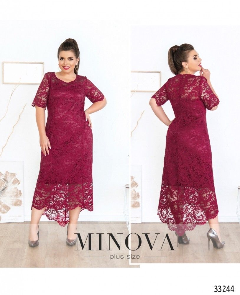 Платье 18-25-вишневый Minova