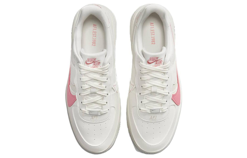 Кроссовки Nike Air Force 1 Low Plt.Af.Orm "White Sea Coral" (Женская размерная сетка)