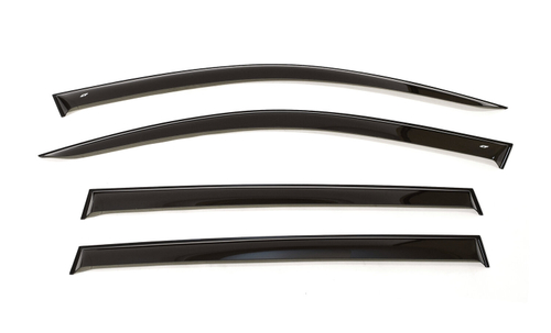 Дефлекторы боковых окон Cobra Tuning на Volkswagen Tiguan 2008-2011,2011 арт.V21808