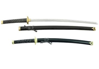 Набор из двух самурайских мечей Дайсё, черные ножны