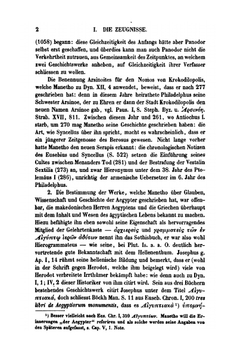 Chronologie Des Manetho | G.F. Unger