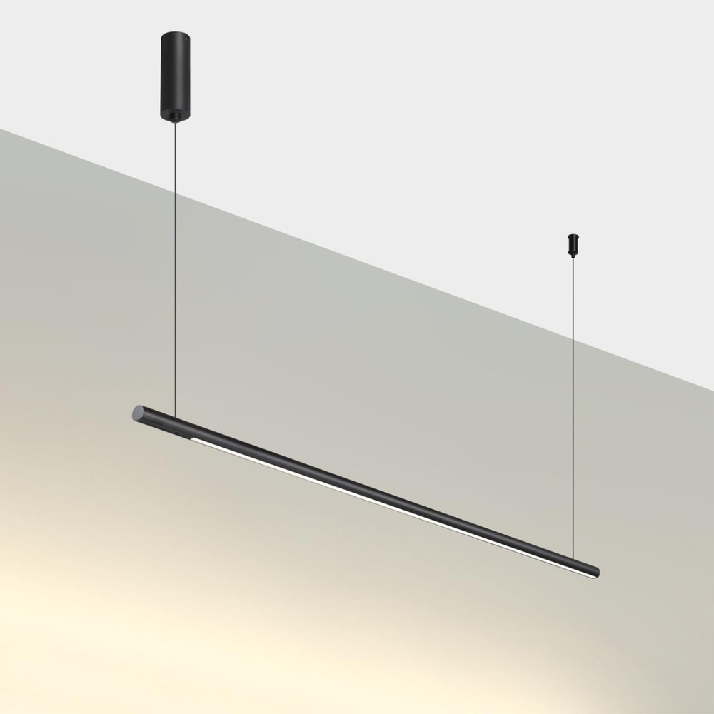 359307 OVER NT24 284 черный Светильник подвесной диммируемый со сменой цв.температуры (сенсор) IP20 LED 14W 2700/4000/6000K 220-240V FERMO