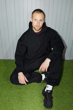 Джоггеры черные "Black on black"