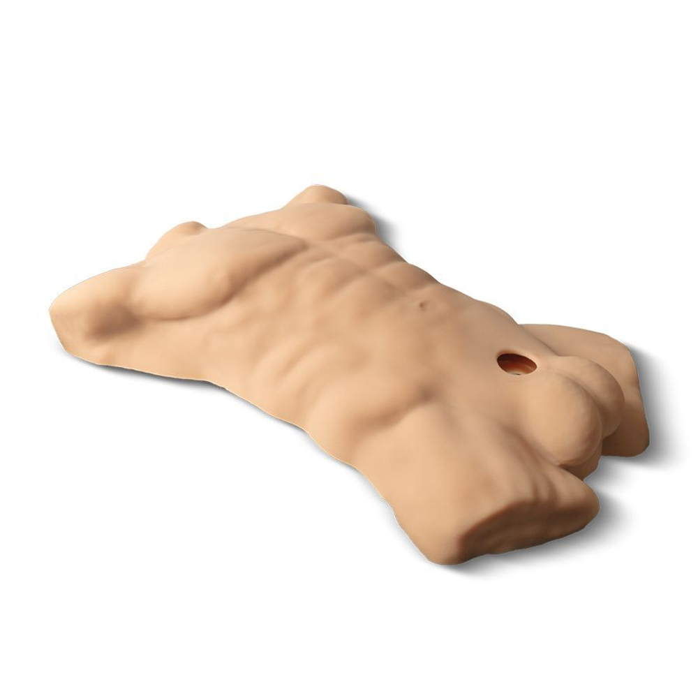 Телесный мужской торс с фаллоимитатором SILEXD Apollo L 7