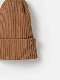 Шапка и снуд хлопковые однослойные "Песок" 0+
