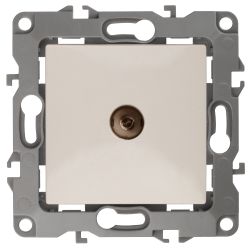 12-3101-02 ЭРА Розетка TV одиночная, IP20, Эра12, слоновая кость
