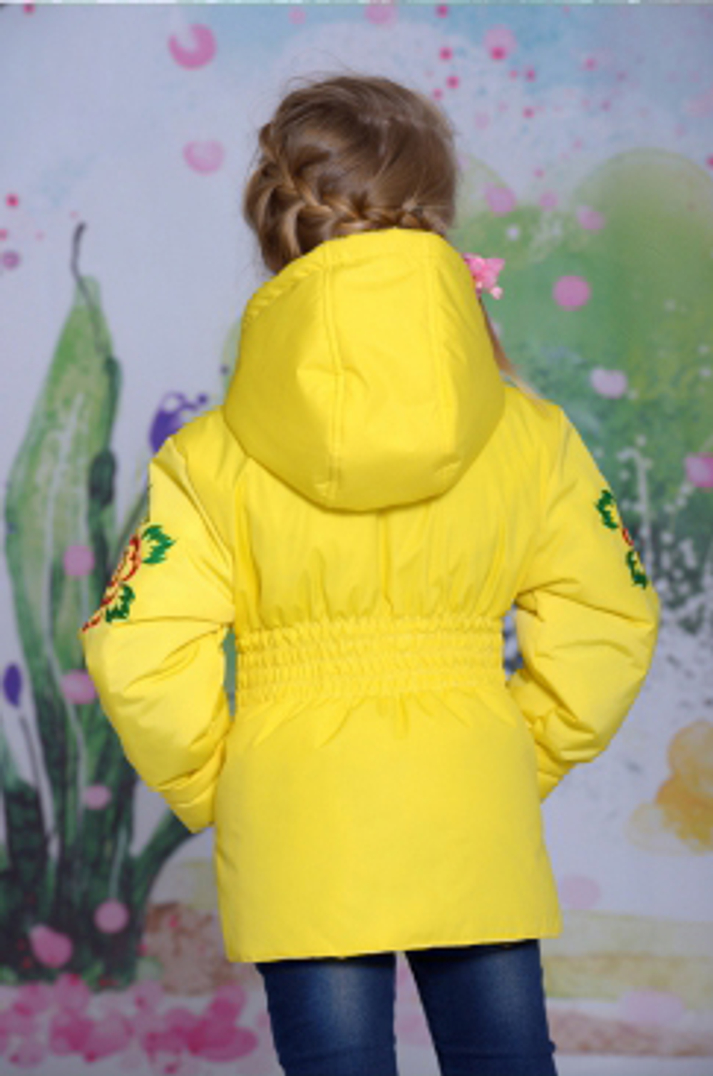 DAY S3102 Куртка для девочки лимон