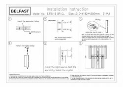 Накладной светильник Belfast Harland 6315-B BR CL