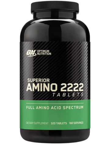Optimum Nutrition Superior Amino 2222 Tabs 320 таблеток, Аминокислоты