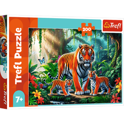 Puzzles - "200" - Tiger habits/ Trefl