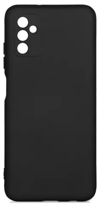 Накладка Samsung М52 силикон матовый черный Zibelino
