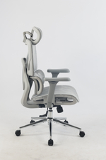 Кресло офисное TopChairs Structo серая сетка