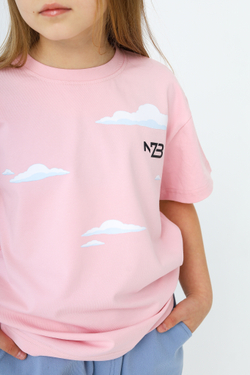 Футболка Cloud, розовая