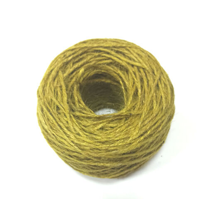 Пряжа джутовая Желтый