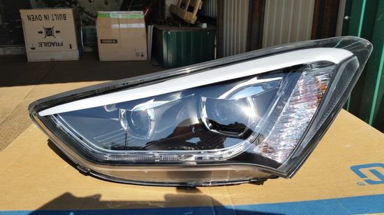Передние биксеноновые фары Хендай Санта Фе 2013-2015 V4 Type