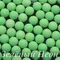 Матовые полубусины, Зелёный Неон матовый