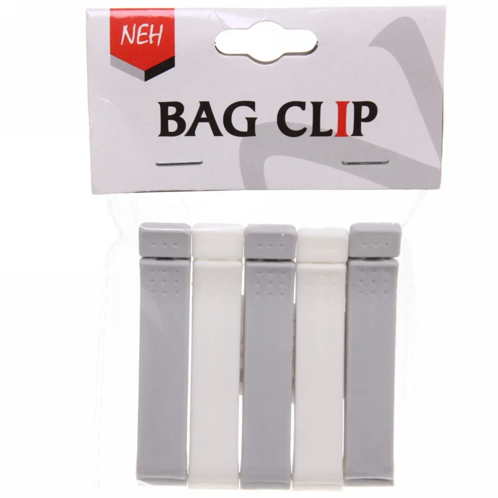 Зажим для пакета 8см «Волна» 5шт