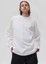 Купить Лонгслив FOS Плотный Мужской Белый Лонгслив FOS Плотный Мужской Белый