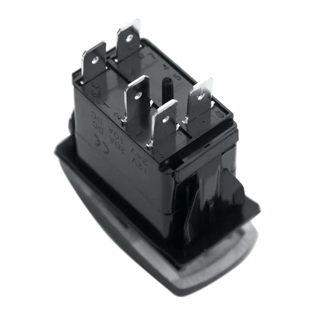 Переключатель ВКЛ/ВЫКЛ, синий, круг линия