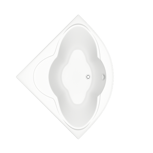 Акриловая ванна Bas Имейджен 139х139 с каркасом В 00056