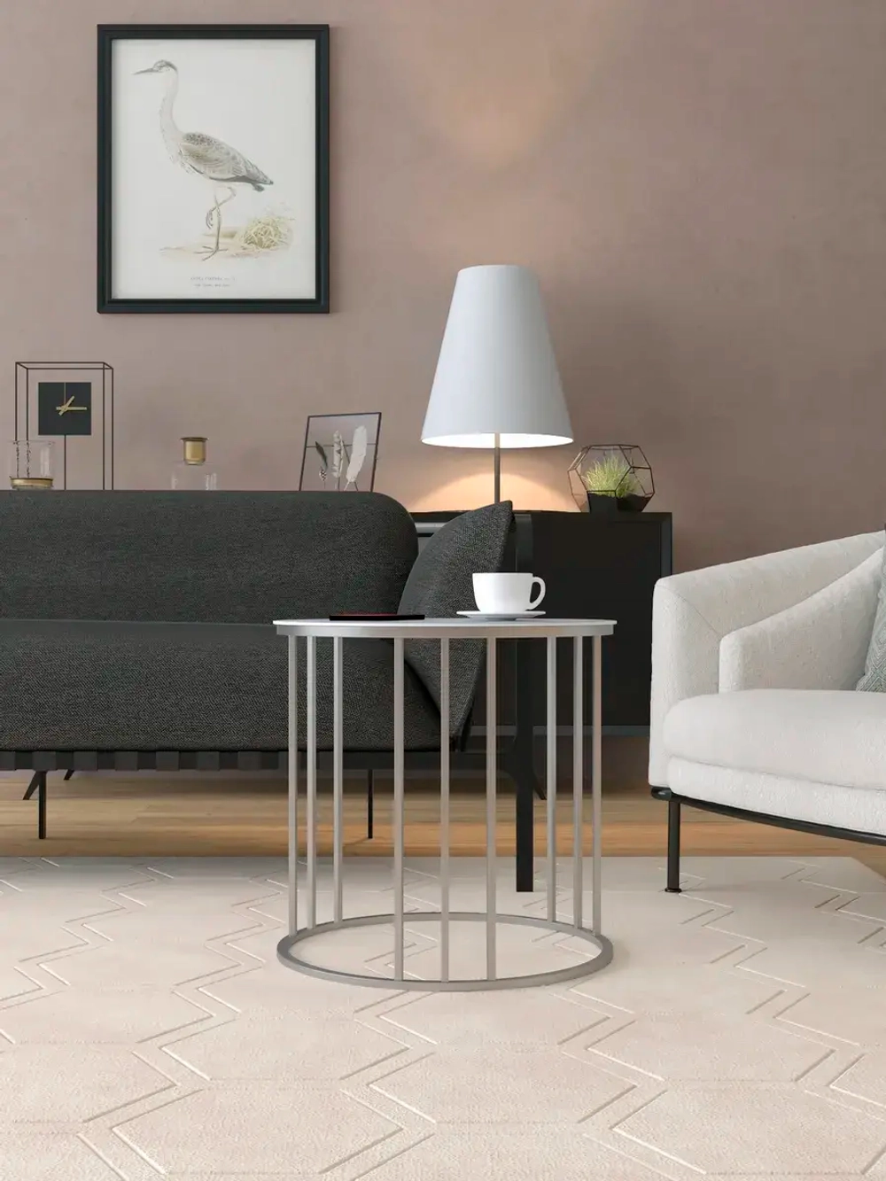 Стол журнальный Трио малый - СС - керамогранит