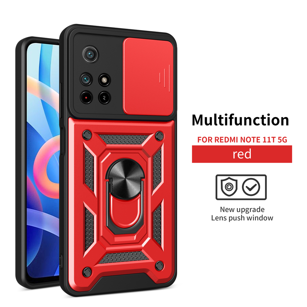 Чехол с кольцом Bumper Case для Xiaomi Poco M4 Pro 5G