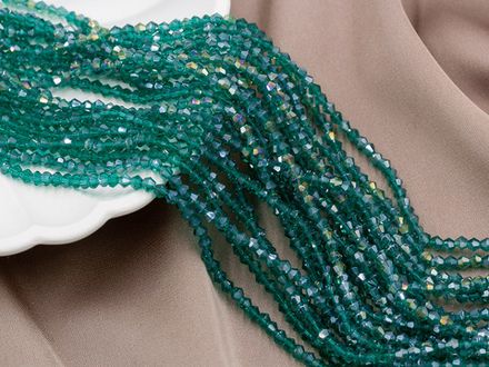 Нить бусин для украшений 3мм (ювелирное стекло)