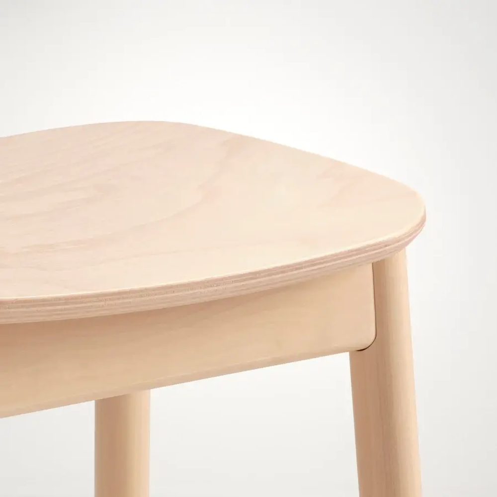 Барный стул - IKEA  RÖNNINGE/RONNINGE /РЁННИНГЕ  ИКЕА, 39х44х75 см ,  береза