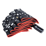 Зонт складной Moschino 8686-OCA Lettering Black Moschino