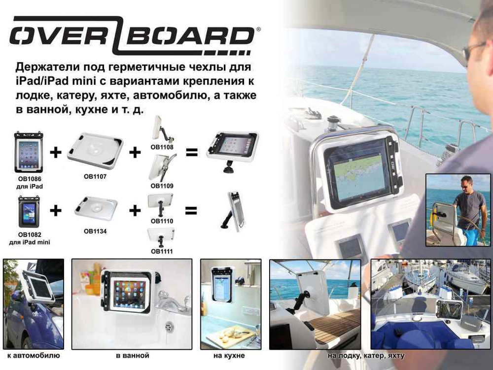 Фиксированное крепление OverBoard OB1109 - Fixed Rail Mount