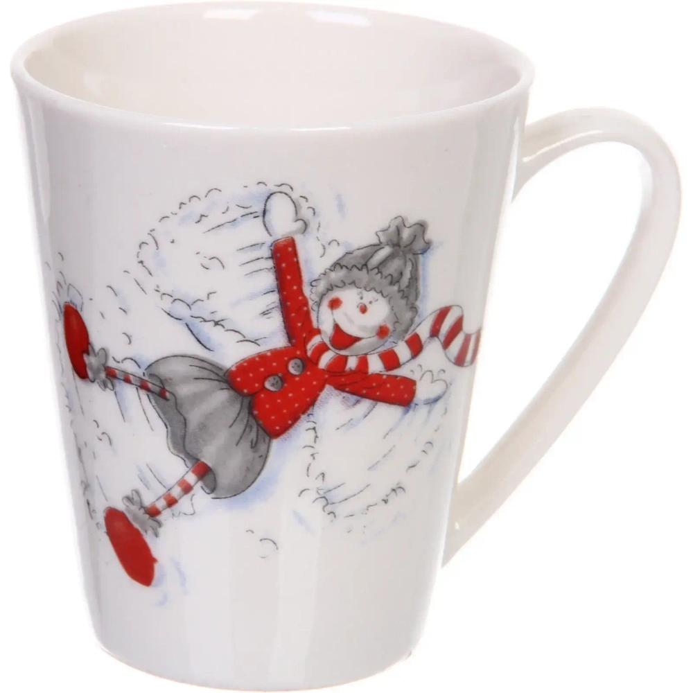 Кружка керамическая 350мл «Веселые человечки», микс рисунков