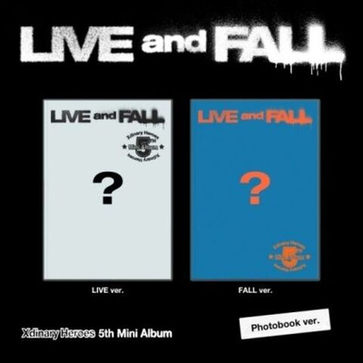 Альбом XDINARY HEROES - LIVE AND FALL 5th Mini Album PHOTOBOOK 2 Version SET
