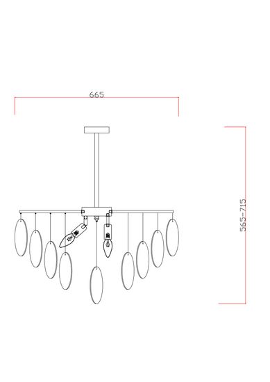 Люстра Freya FR5104PL-06BS2