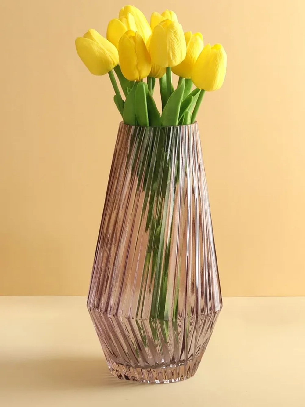 Ваза "Луана" 26см, цв.фиолетовый