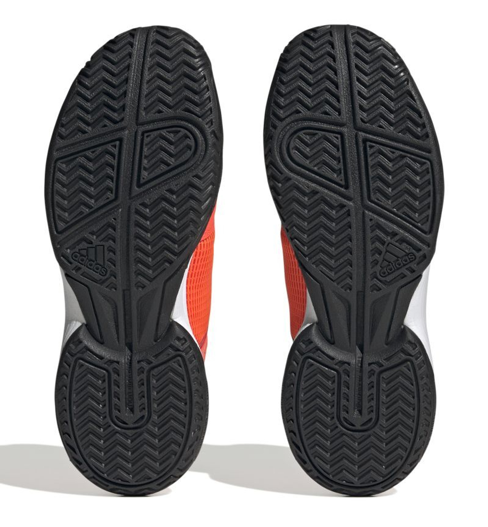 детские Кроссовки теннисные Adidas Ubersonic 4 K - solar red/silver metallic/blue fusion