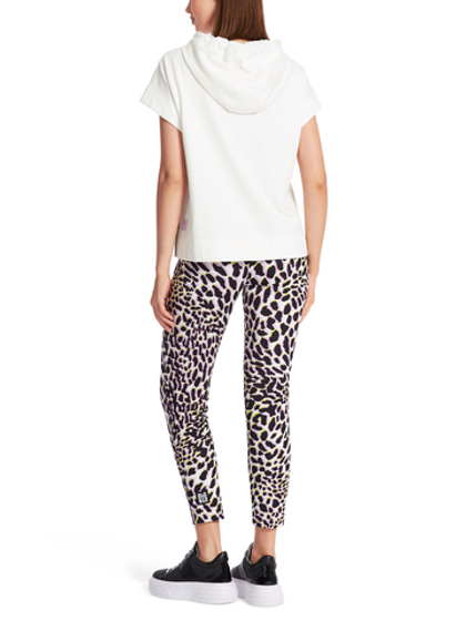 Marc Cain Свитшот с короткими рукавами и капюшоном