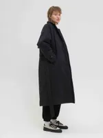 Плащ Утепленный FOS Черный Женский