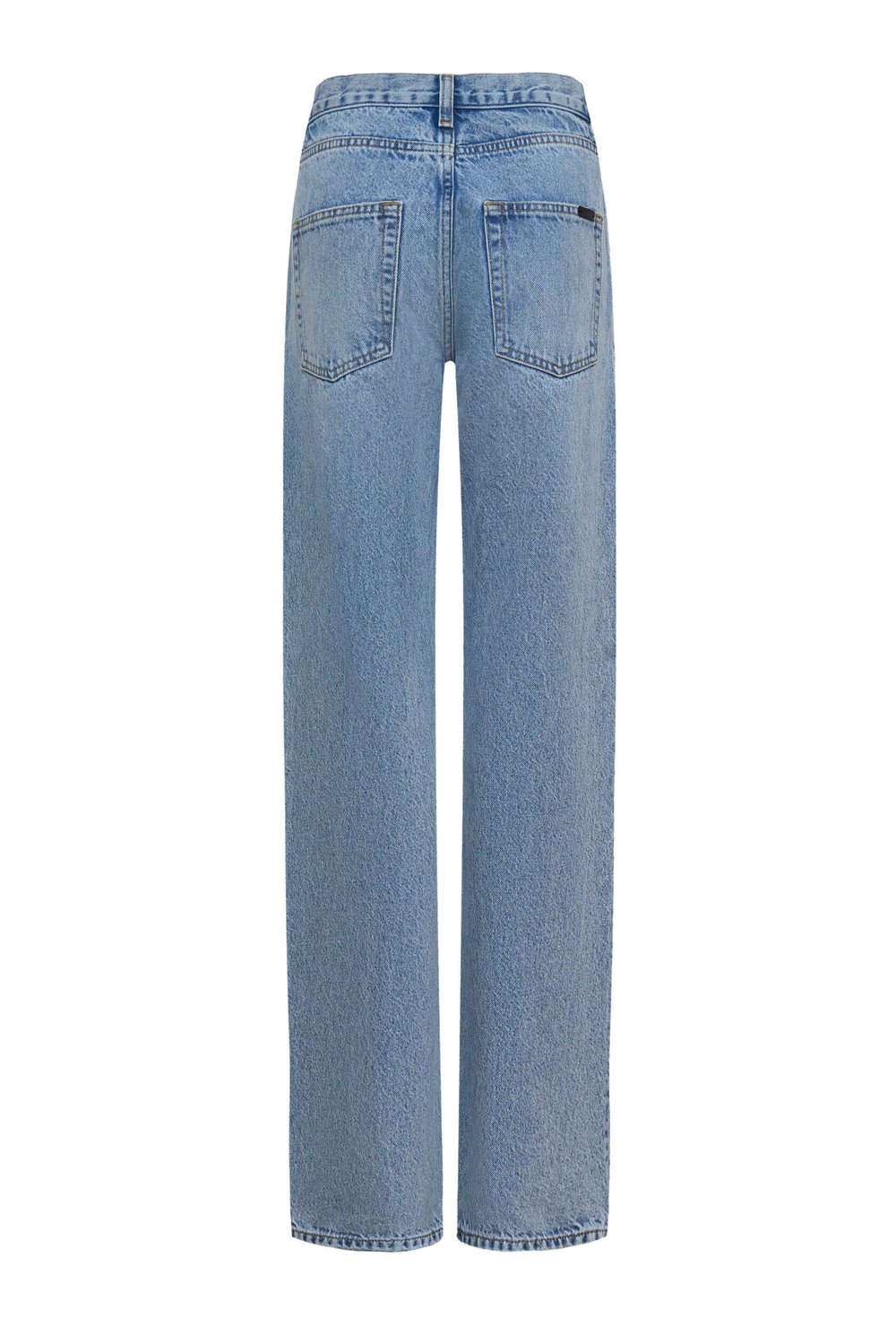 Джинсы relaxed straight синего цвета