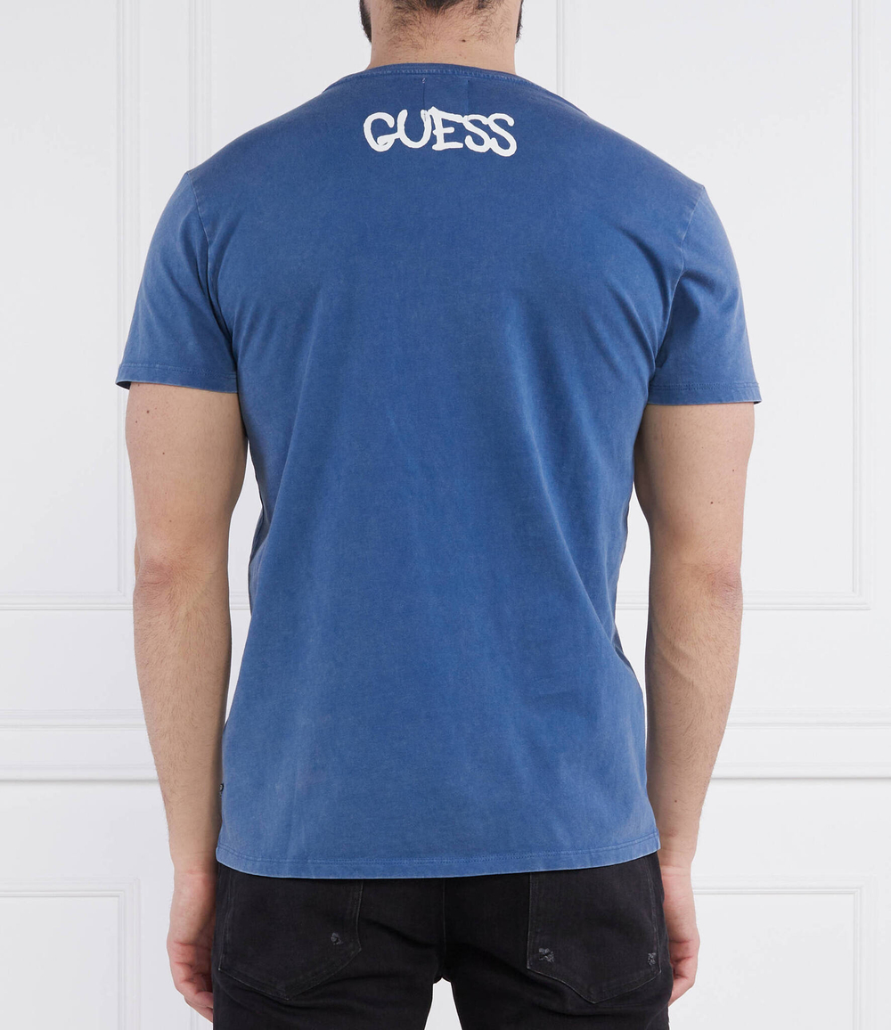 Футболка BANKSY QUEEN GUESS - голубой(M3RI1U KBDL0)