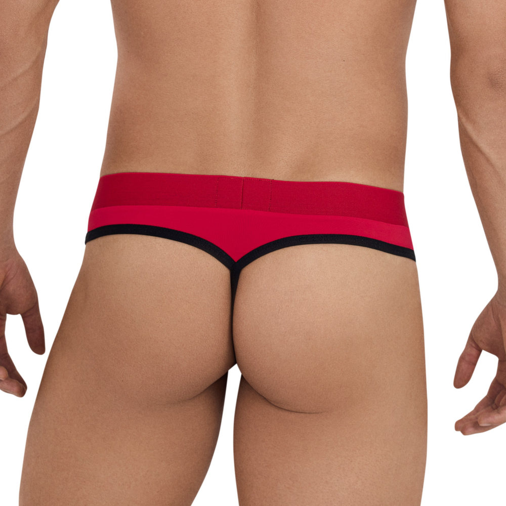 Мужские трусы стринги красные Clever Moda CELESTIAL THONG 114705
